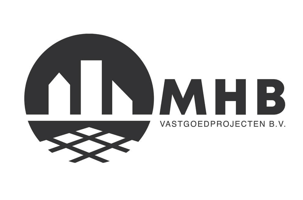 MHB Vastgoedprojecten B.V. logo wit